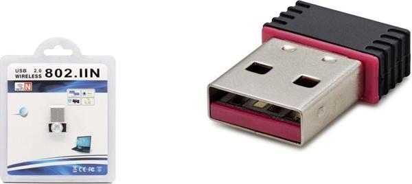 Pix-Link LV-UW01B Wi-Fi 150Mbps Mini USB Kablosuz Adaptör - Siyah - Image 1