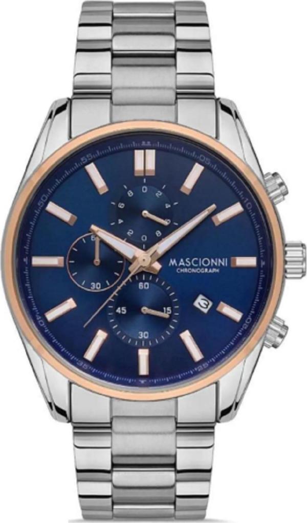 Mascionni M.1.1182.05 Fonksiyonlar Aktif Chronograph Metalik Erkek Kol Saati - Image 1