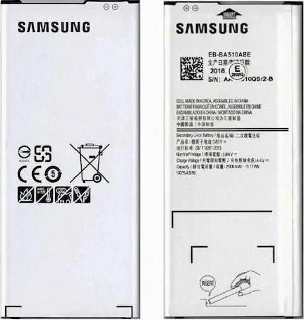 SAMSUNG A5 A510 BATARYA - PİL EB-BA510ABE - Image 1
