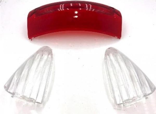 Rmg Arka Stop Camı Ve Sinyal Camı Takım Mondıal 151 Rs 150 Hs Scooter - Image 1