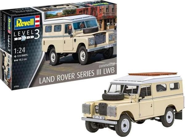 Revell Maket Model Kit Araba Land Rover Series III LWB  250 07056 - Image 1