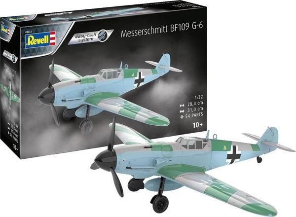 Revell Maket Easy Kit Uçak Messerschmitt Bf109G-6 03653 - Image 1