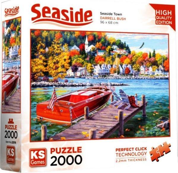 Ks Games Puzzle 2000 Parça Fish Creek 22519 - Image 1