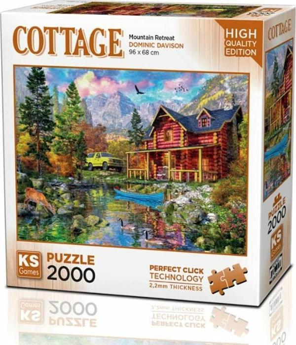 Ks Games Puzzle 2000 Parça Mountain Retreat 22513 - Image 1