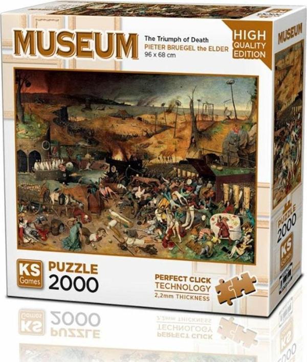 Ks Games Puzzle 2000 Parça The Triumph of Death 22524 - Image 1