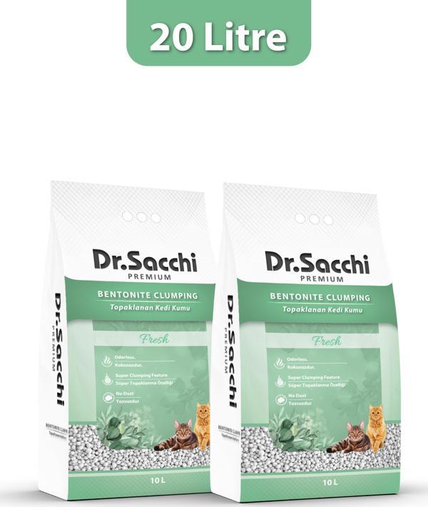 Dr. Sacchi Fresh Bentonit Kedi Kumu 10 LTX2AD - Image 1