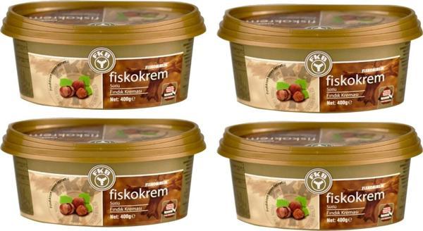 Fiskobirlik Fiskokrem Sütlü Fındık Kreması 400 gr x 4 Adet - Image 1