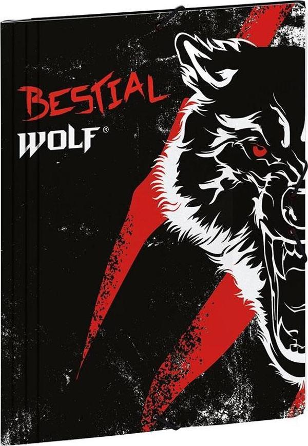 Busquets Bestial Wolf Yumuşak Kapaklı Lastikli Dosya 2006805370 - Image 1