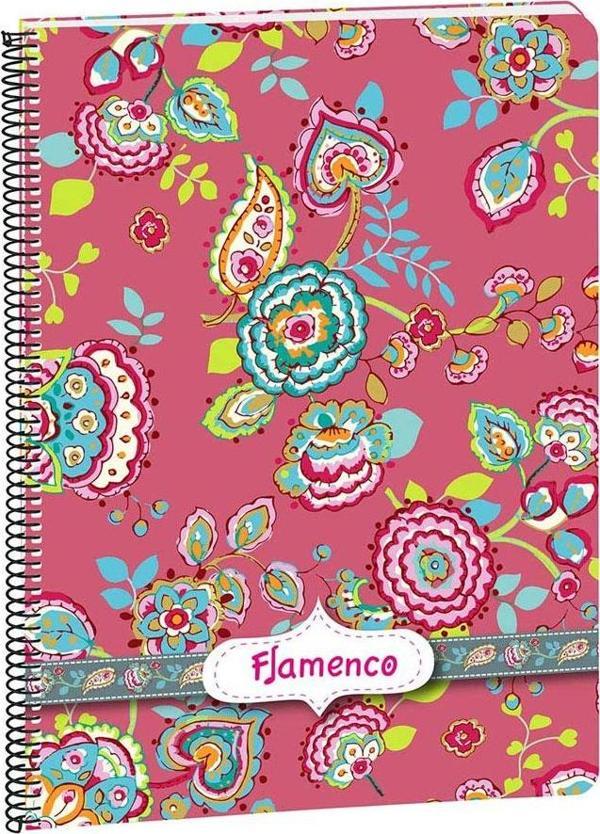 Busquets Flamenco Kareli A4 Spiralli Defter 80 Yaprak 5105205350 - Image 1
