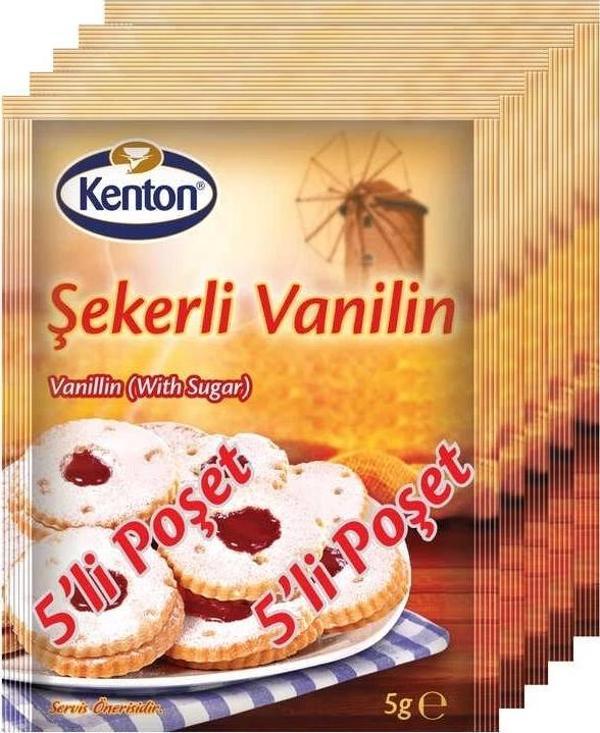 KENTON ŞEKERLİ VANİLİN 5Lİ - Image 1