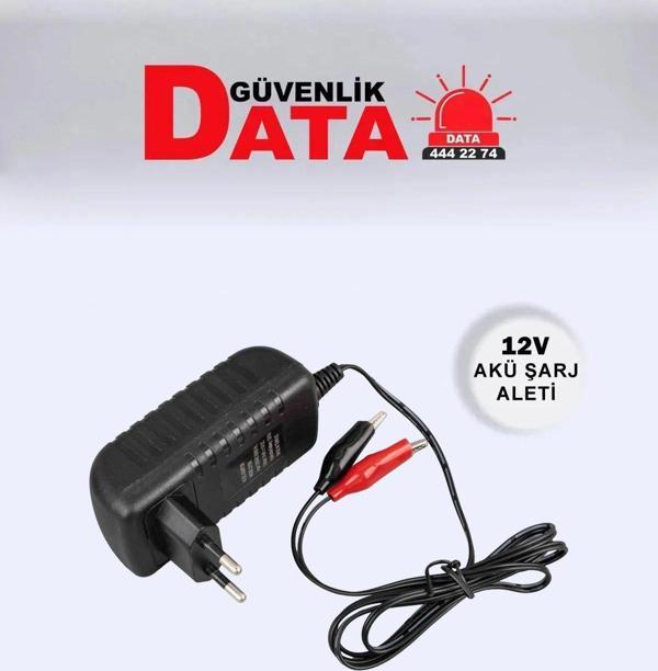 Data Güvenlik 12V Akü Şarj Cihazı Şarj Aleti Akülü Araba Araç Için 12V Adaptör - Image 1