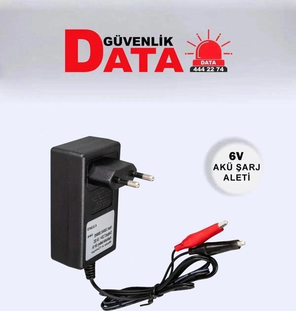 Data Güvenlik 6V Akü Şarj Cihazı Şarj Aleti Akülü Araba Araç Için 6V Adaptör - Image 1