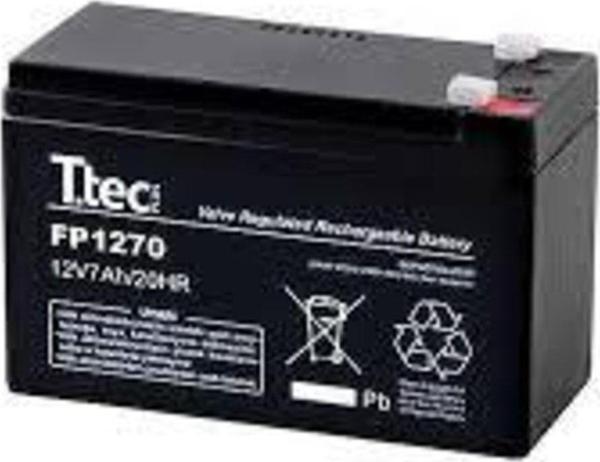 Ttec 12V 7Ah-20Hr Bakımsız Kuru Akü 2Kg Ups Uyumlu - Image 1