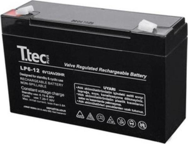 Ttec Plus Amper Kuru Akü Ttec 6 Volt 12 - Image 1