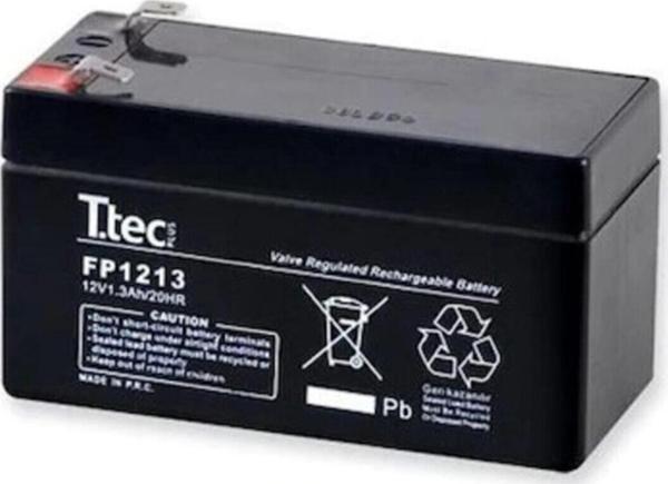 Ttec Plus Ttec 12 Volt 1.3 Amper Kuru Akü 12V 1.3A 2024 Üretim - Image 1