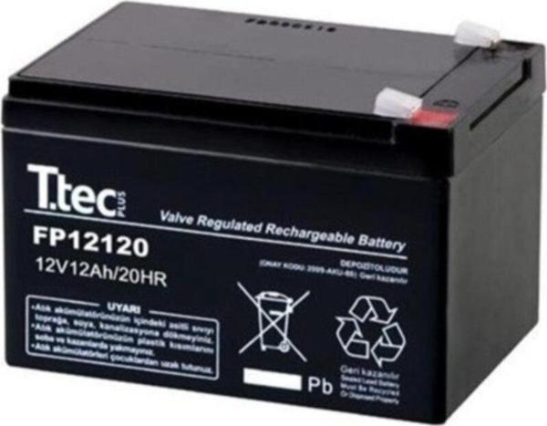 Ttec 12 Volt 12 Amper Kuru Akü 12V 12Ah - Image 1