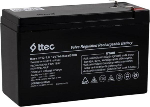 Ttec Jp12V 7A Kuru Akü - Image 1