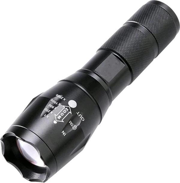 Pm-14623 Pilli Zoomlu Flash Özellikli Power Ledli El Feneri - Image 1