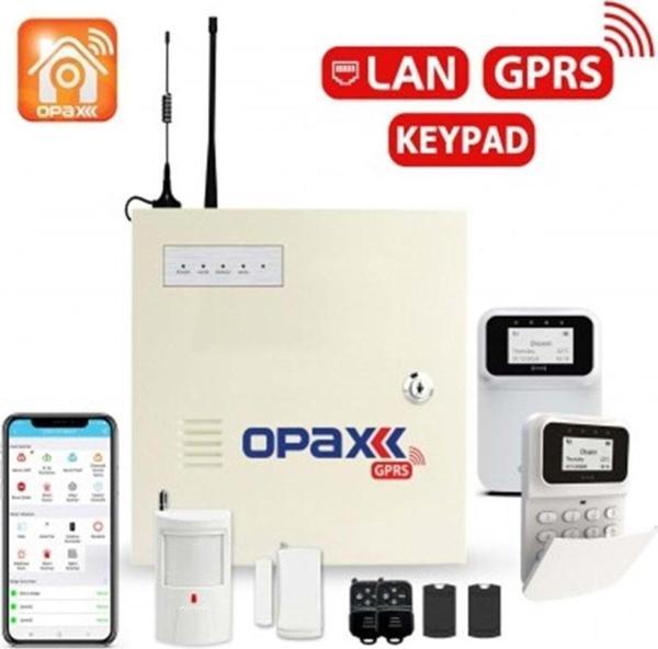 Opax -2747 Gprs/Lan Kablolu & Kablosuz Keypadli Alarm Paneli - Image 1