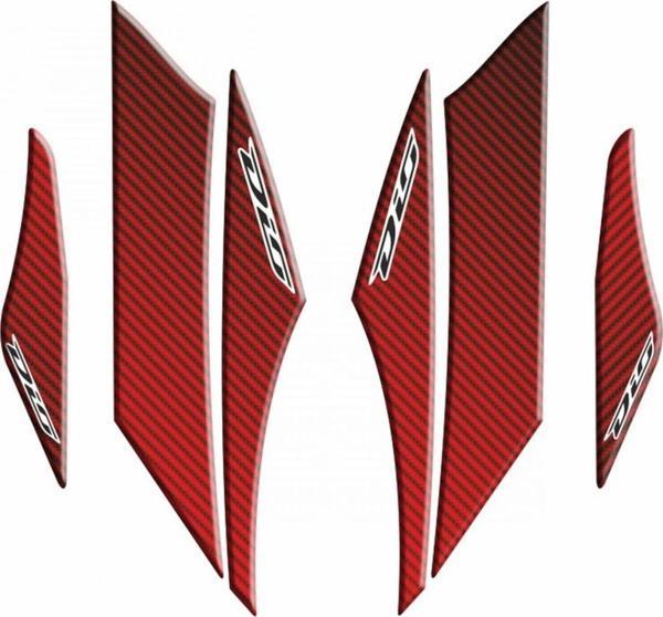 Gogo Yan Pad Kırmızı Siyah Karbon Honda Dıo 110 - Image 1