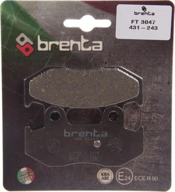 Brenta Organik Fren Balata Ft 3047 Suzukı Burgman 400 01-06 , Burgman 250 01-02 (411) - Image 1