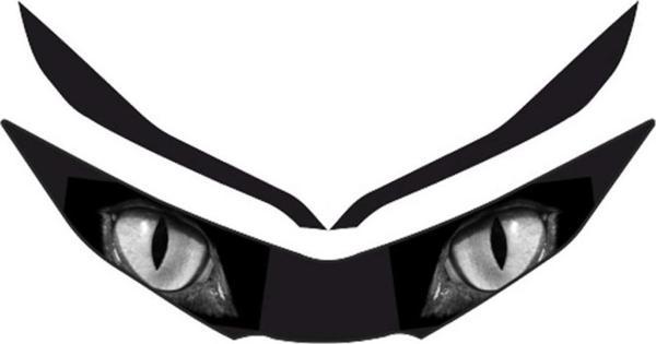 Gogo Far Kaşı Sticker 004 Gri Honda Pcx 125 2018-2020 - Image 1
