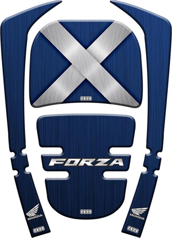 Gogo Tank Pad 005 Mavi-gri Honda Forza 250 2018-2020 - Image 1