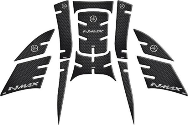 Gogo Tank Pad Set 002 Siyah-gri Karbon Desenli Yamaha Nmax 125 155 2021 - Image 1