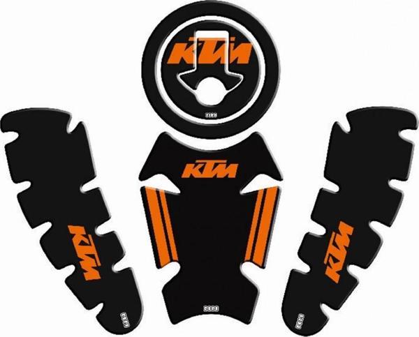 Gogo Tank Pad Seti 002 Siyah-turuncu Ktm Duke 2012-2021 - Image 1