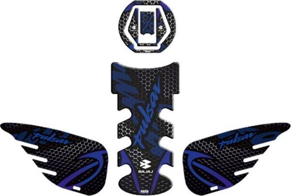 Gogo Tank Pad Seti 006 Siyah-mavi Bajaj Pulsar - Image 1