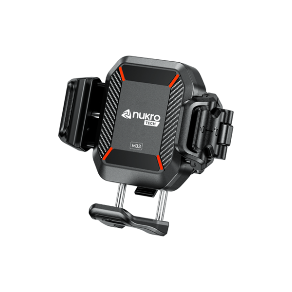 Nukrotech M33 Telefon Tutucu Titreşim Modüllü (gidon Ve Ayna Bağlantı Aparatlı) - Image 1