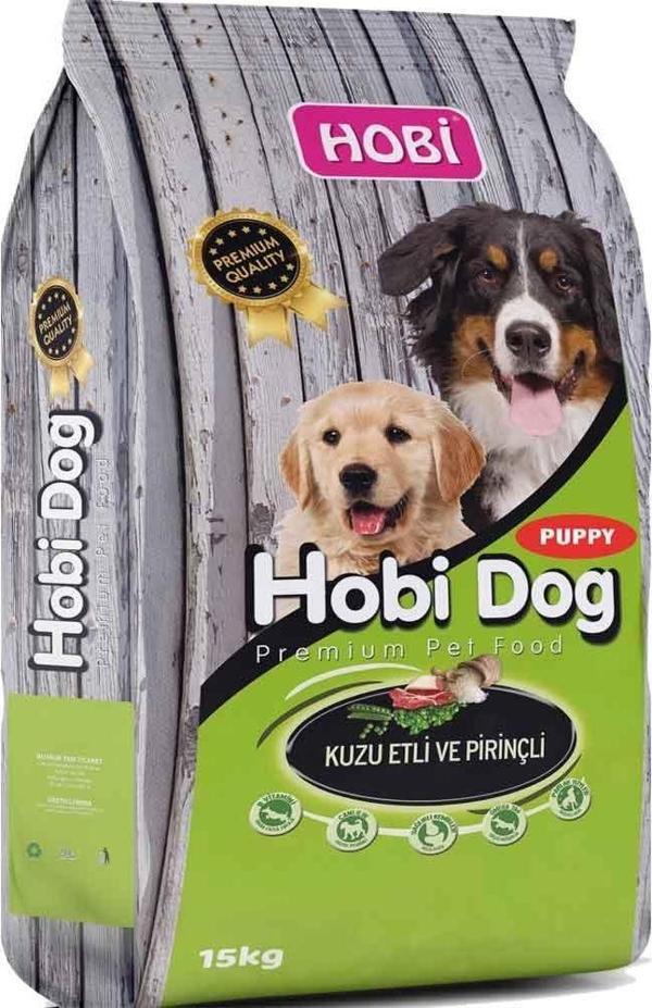 Hobi Kuzu Etli Yavru Köpek Maması 15 Kg - Image 1