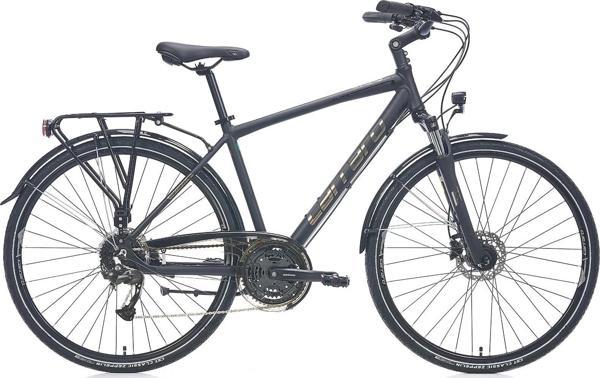 Carraro Elite 906 HD Fren 27 Vites 28 Jant Şehir Bisikleti Parlak Siyah Koyu Krom 48 Kadro - Image 1