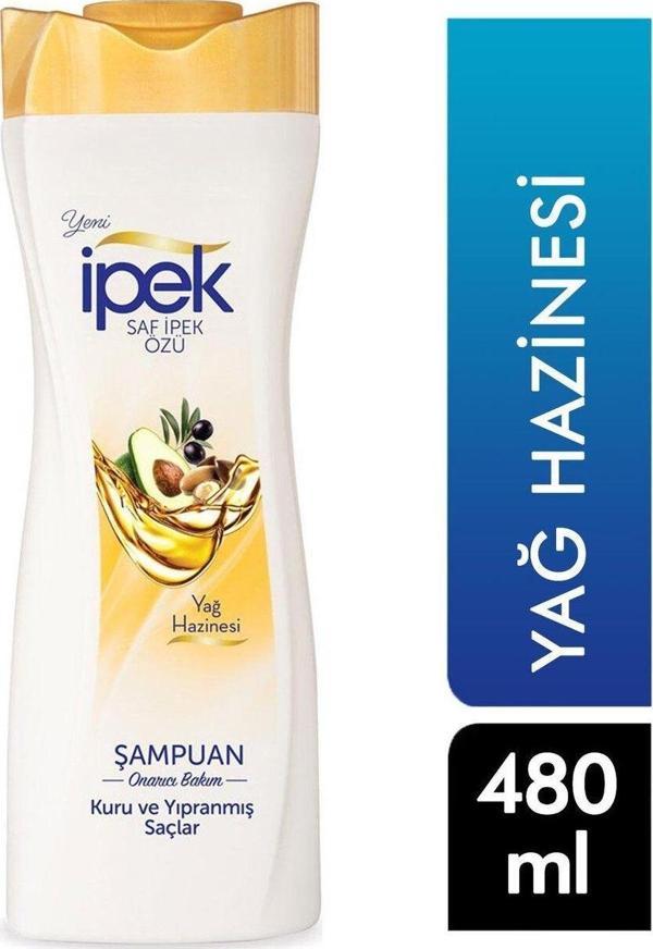 İpek Şampuan 480Ml. Kuru Ve Yıpranmış Saçlar - Image 1