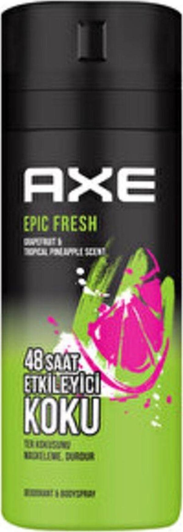 Axe ( 2 Adet ) Epic Fresh Erkek Deodorant Ve Vücut Spreyi 150 Ml - Image 1