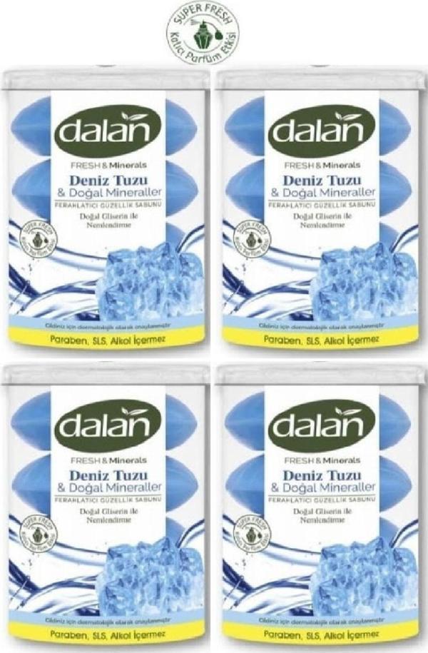 Dalan Fresh Minerals Duş Sabunu 16 Adet Deniz Tuzu 440 Gr X 4 Paket - Image 1