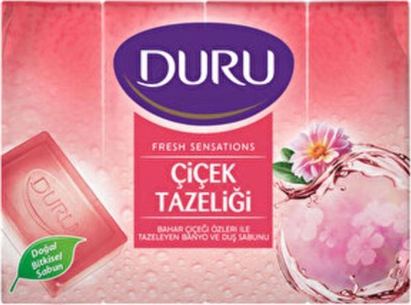 Duru (3 Adet ) Fresh Sensations Çiçek Tazeliği Duş Sabunu 4X150 Gr - Image 1