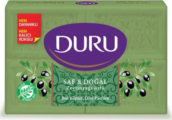 Durun Duru Saf & Doğal Zeytinyağlı 4 Adet Kalıp Sabun 600Gr - Image 1