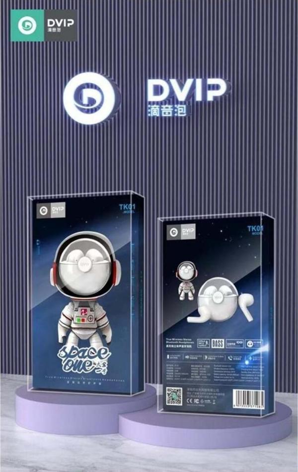 dvip Tk01 Space One Tws 5.0 Beyaz Bluetooth Kulaklık - Image 1