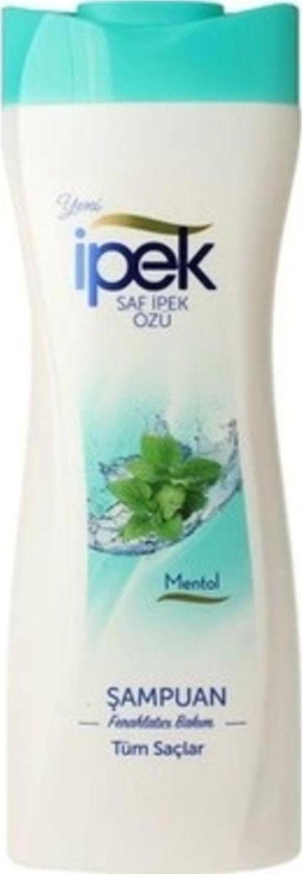 nefertiya İpek Şampuan Tüm Saçlar Mentol 450 Ml X 12 Adet - Image 1