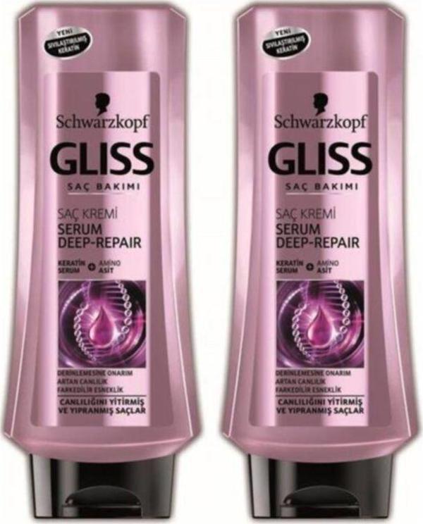 Gliss Saç Kremi Serum Deep Repaır 400 Ml X2 Adet - Image 1