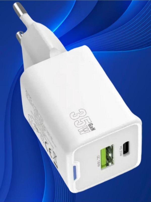 Smith Ac-99 35Watt1Xusb-A 1Xusb-C Led Işıklı Duvar Şarj Aleti - Image 1