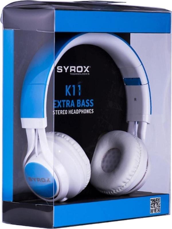 Syrox Kulaküstü Mikrofonlu Aux Kablolu Kulaklık - Image 1