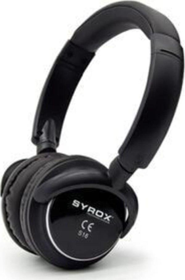 Syrox Siyah Kulaküstü Kablosuz Bluetooth Kulaklık Hafıza Kartı Girişli S16 - Image 1