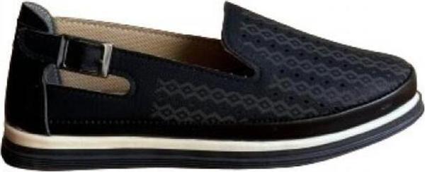 YASEMİN Yasemin Zenne Kadın Ortopedik Beyaz Babet - Image 1