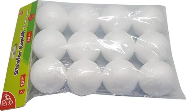 Bu-Bu Strafor Köpük Top 6 Cm KP0004 (12 Li Paket) - Image 1