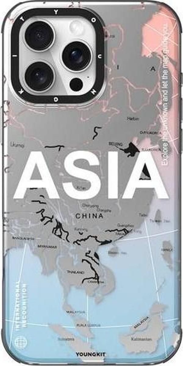 YoungKit İphone 16 Pro Uyumlu Kılıf Magsafe Şarj Özellikli Universal Serisi Kapak Beyaz - Image 1