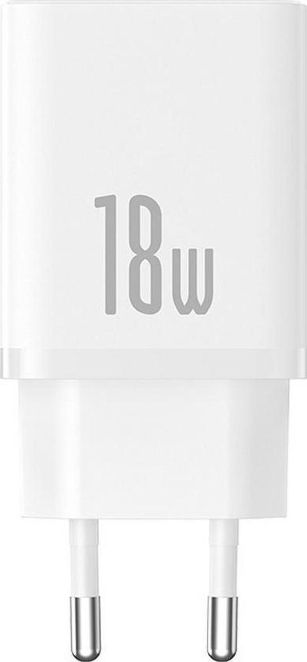 Baseus Cube Fast QC 3.0 18W USB-A Hızlı Şarj Aleti - Image 1