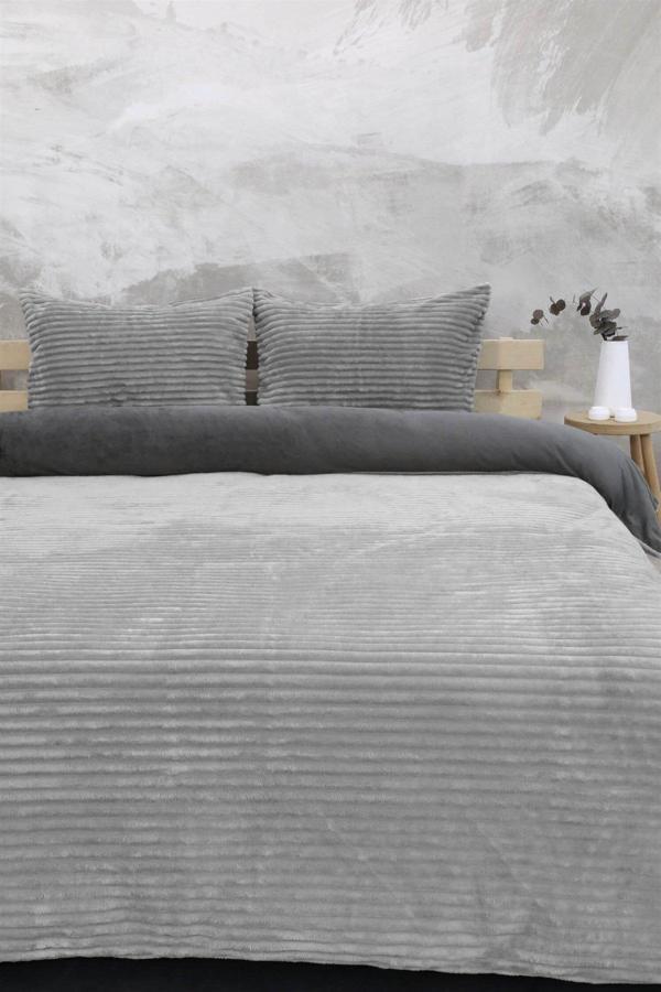 Merinos Eternity Fitilli Peluş Çift Kişilik Nevresim Takımı - Image 1