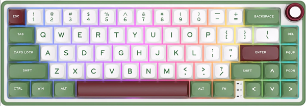 Royal Kludge R65 65% Kablolu US Gaming Klavye - Image 1